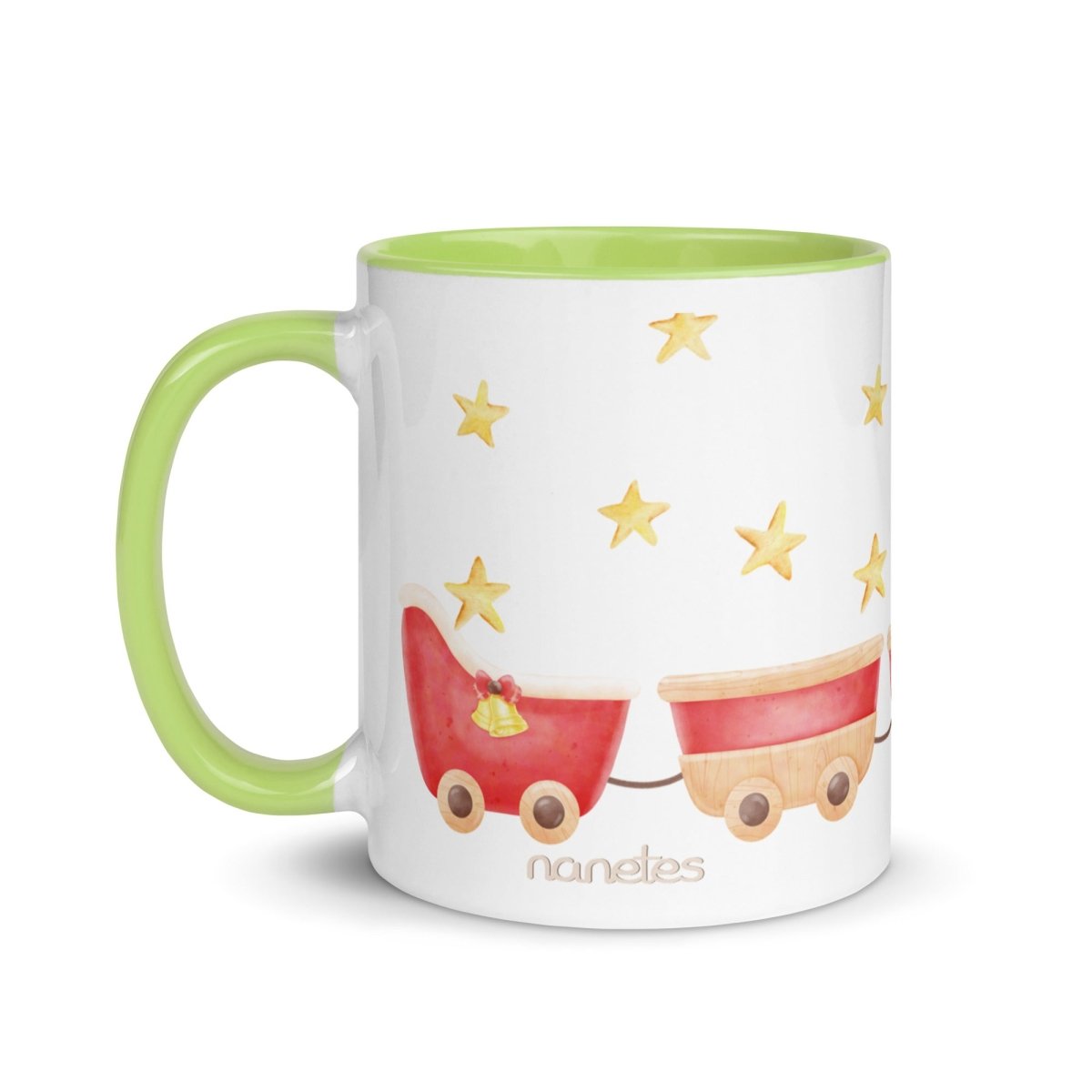 Taza Navideña Personalizada Tren Navidad Nanetes - Nanetes